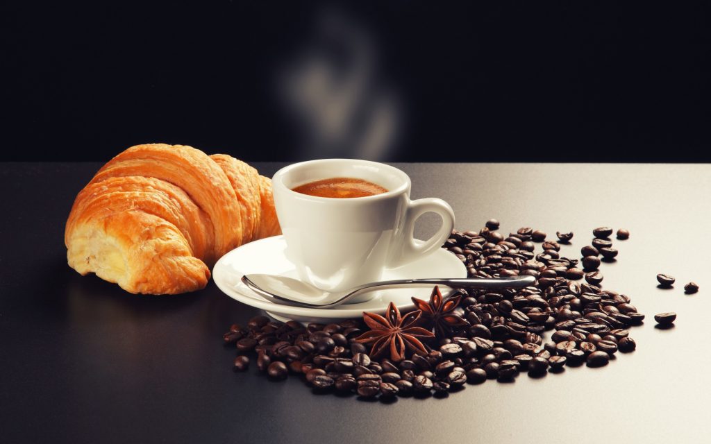  coffee and croissants 